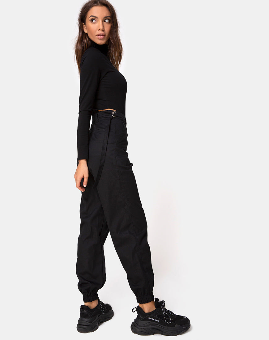 Radice Bodice in Ponti Black-Nico Sky