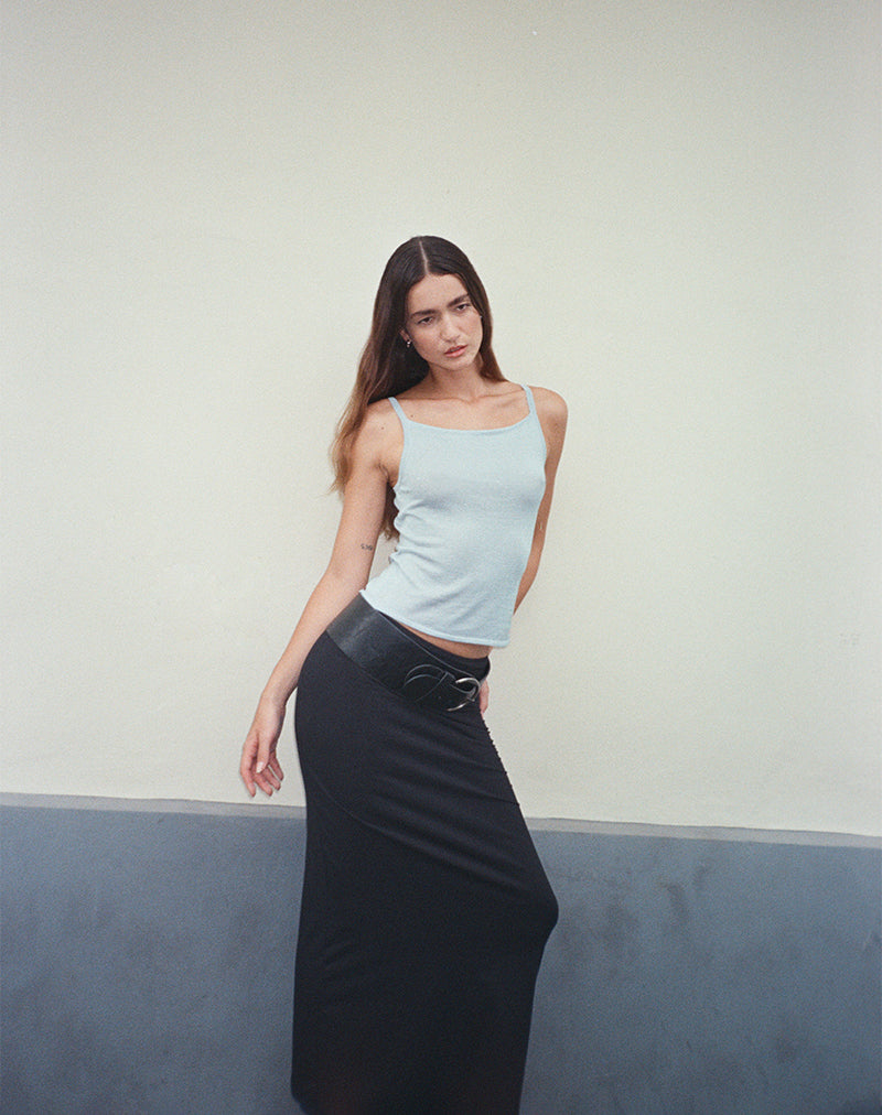 Liana Maxi Skirt in Black-Nico Sky