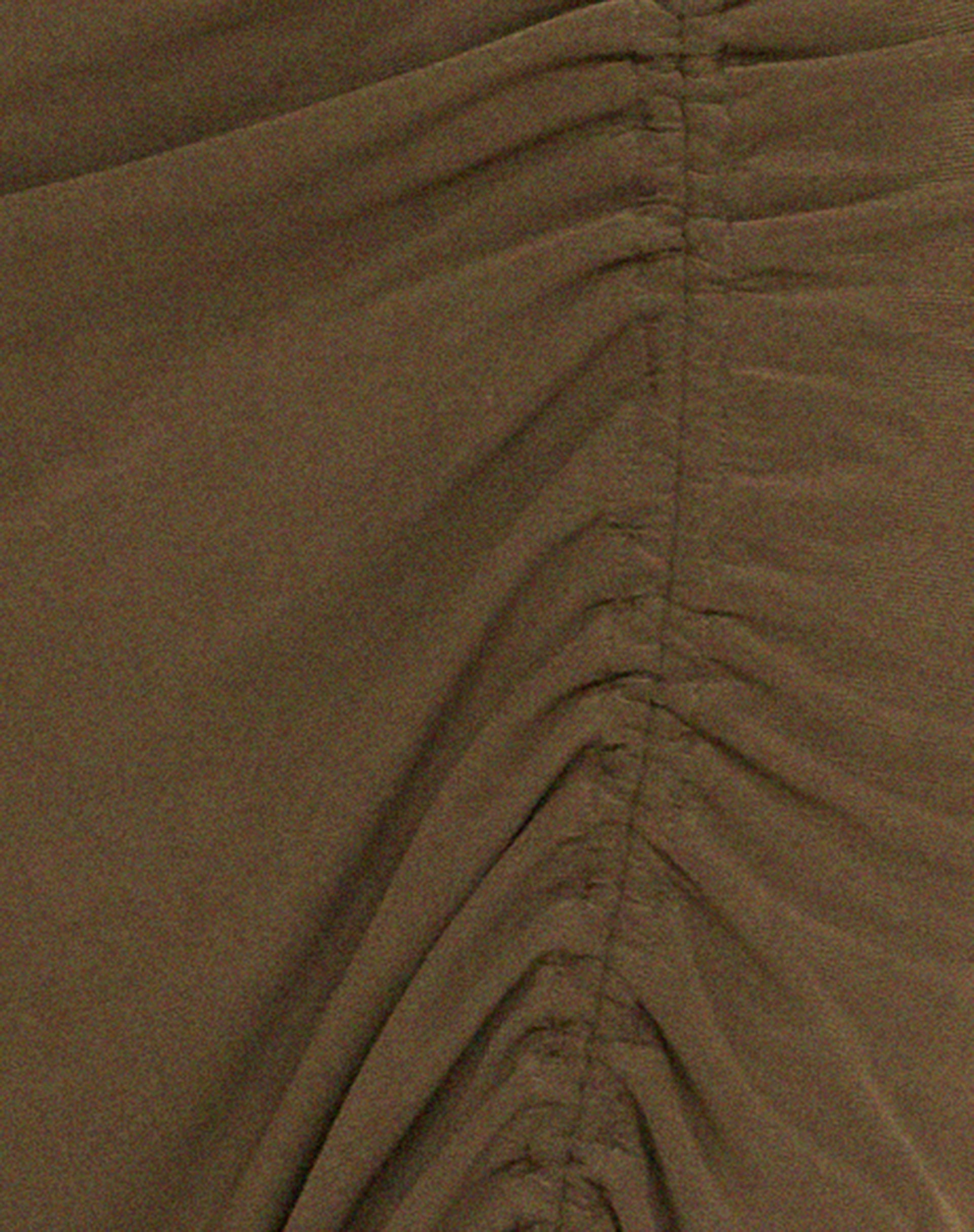 Tya Midi Skirt in Mesh Dark Olive-Nico Sky