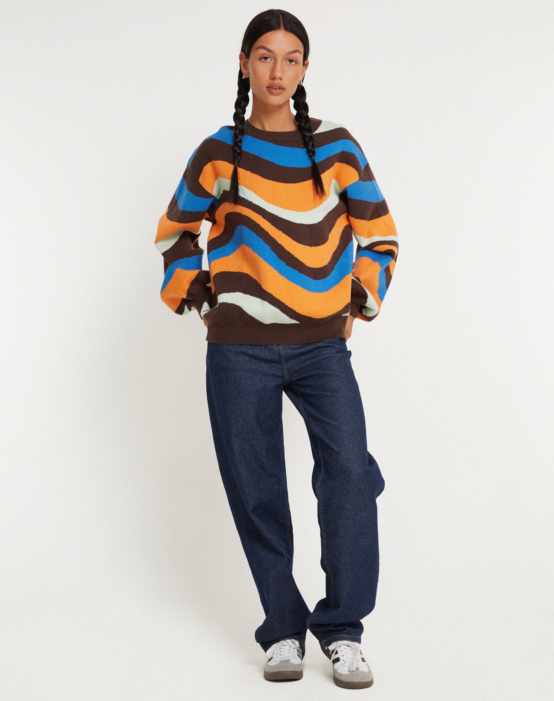 Ammaria Jumper in Wavy Rainbow-Nico Sky