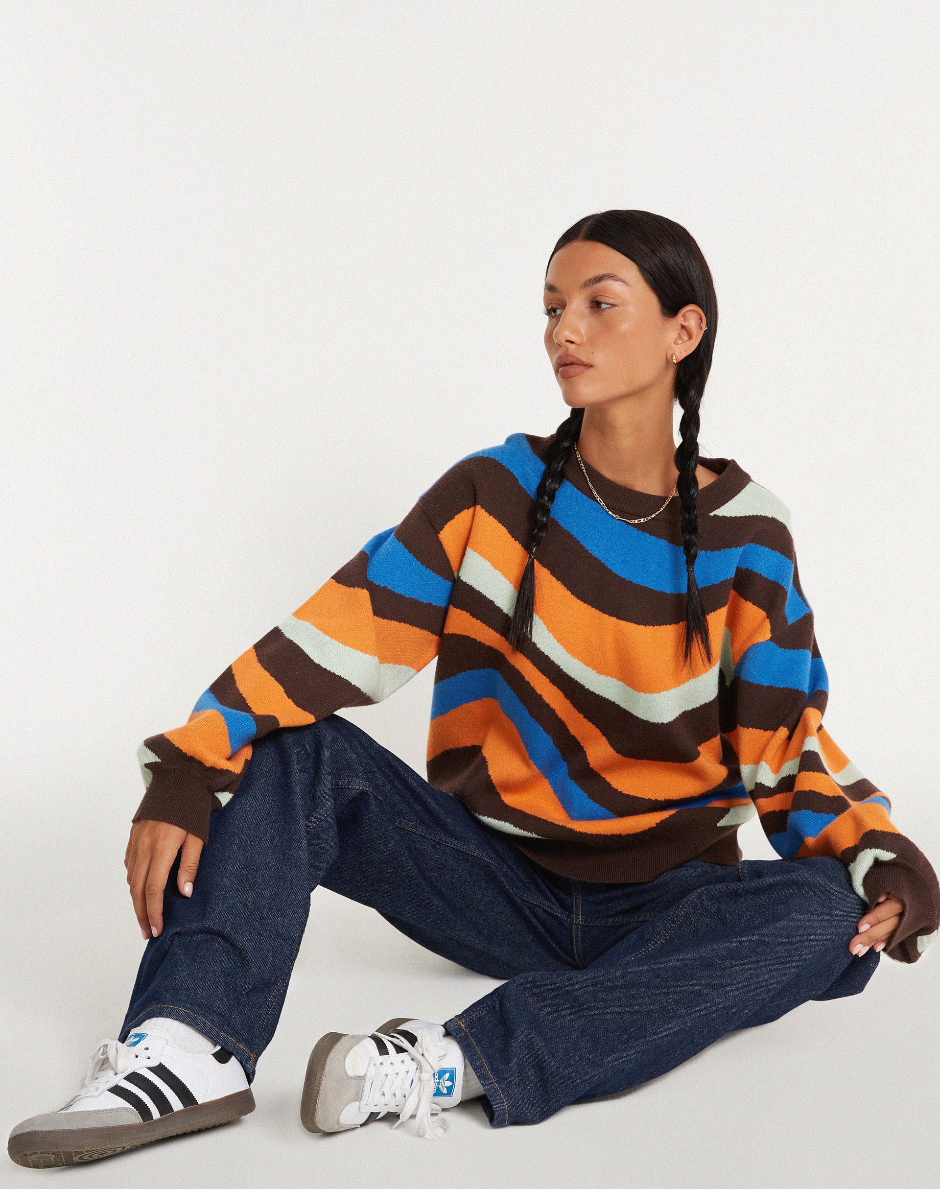 Ammaria Jumper in Wavy Rainbow-Nico Sky