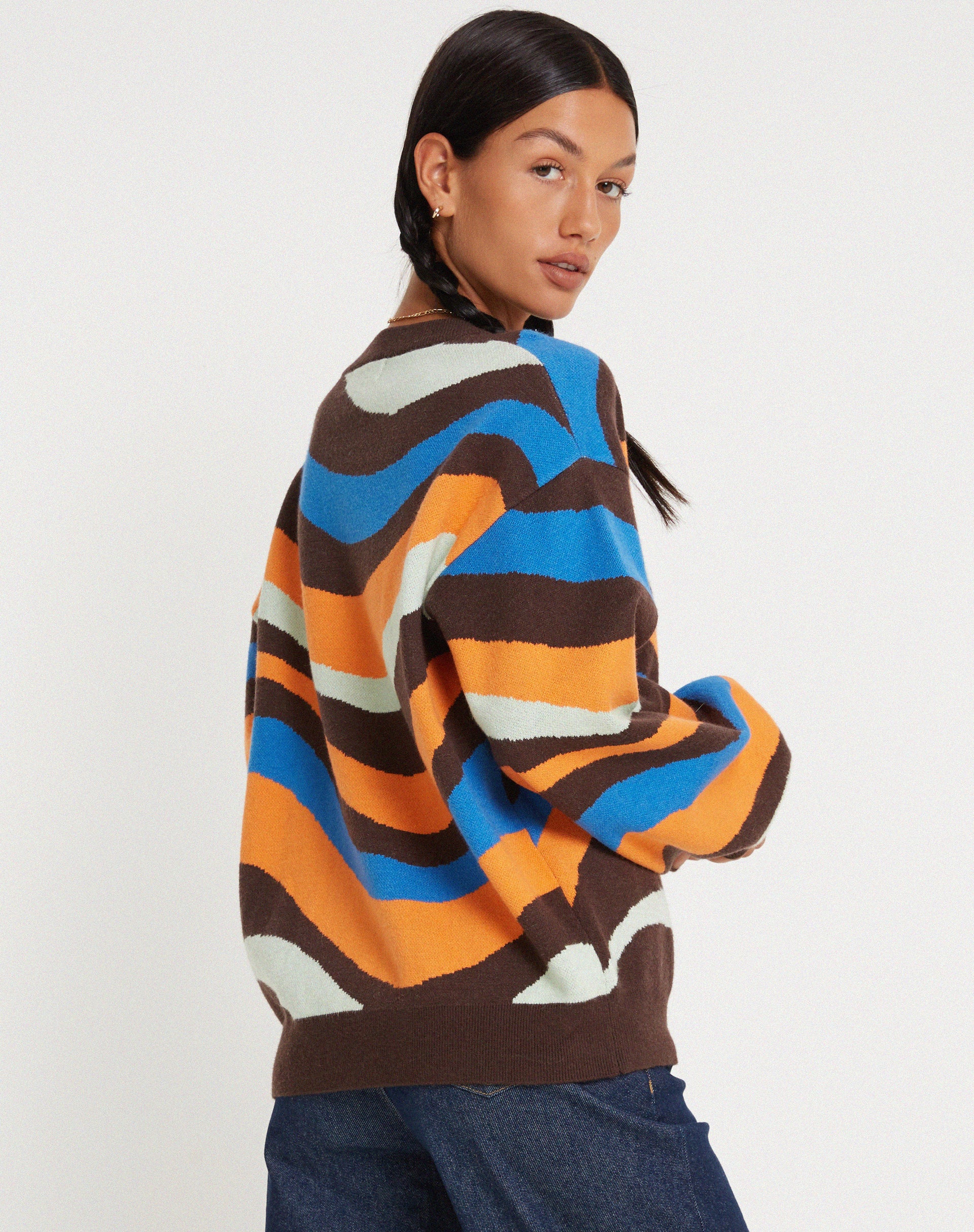 Ammaria Jumper in Wavy Rainbow-Nico Sky