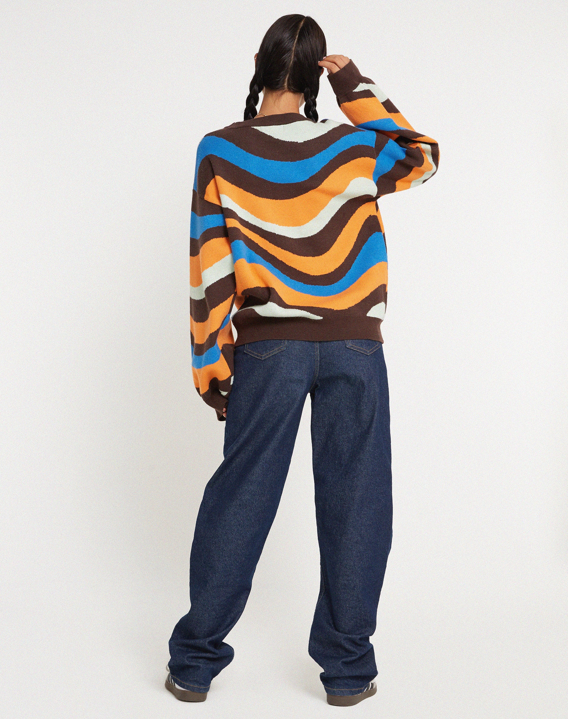 Ammaria Jumper in Wavy Rainbow-Nico Sky