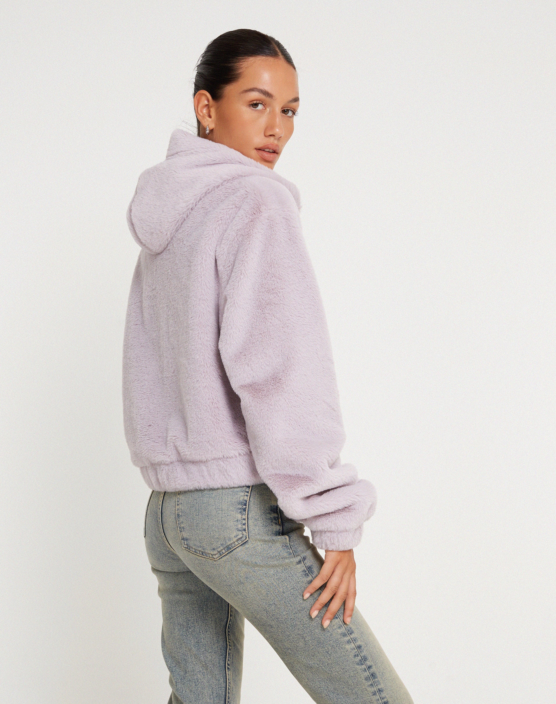 Banowa Zip Up Jacket in Lilac-Nico Sky