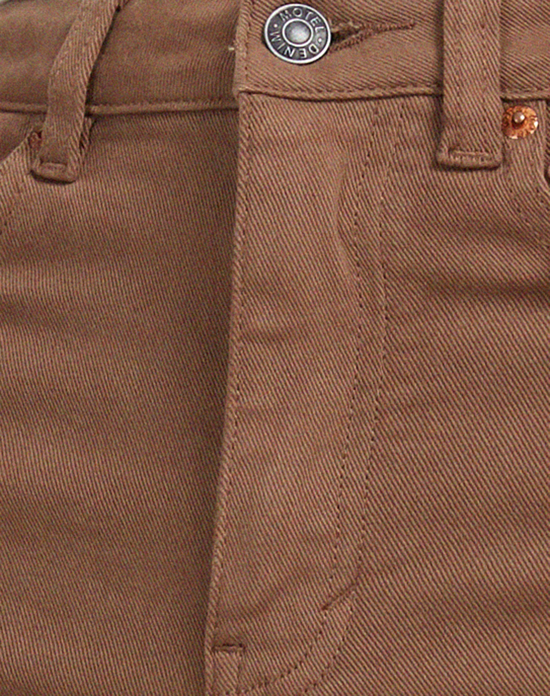 Bootleg Jeans in Rich Brown-Nico Sky