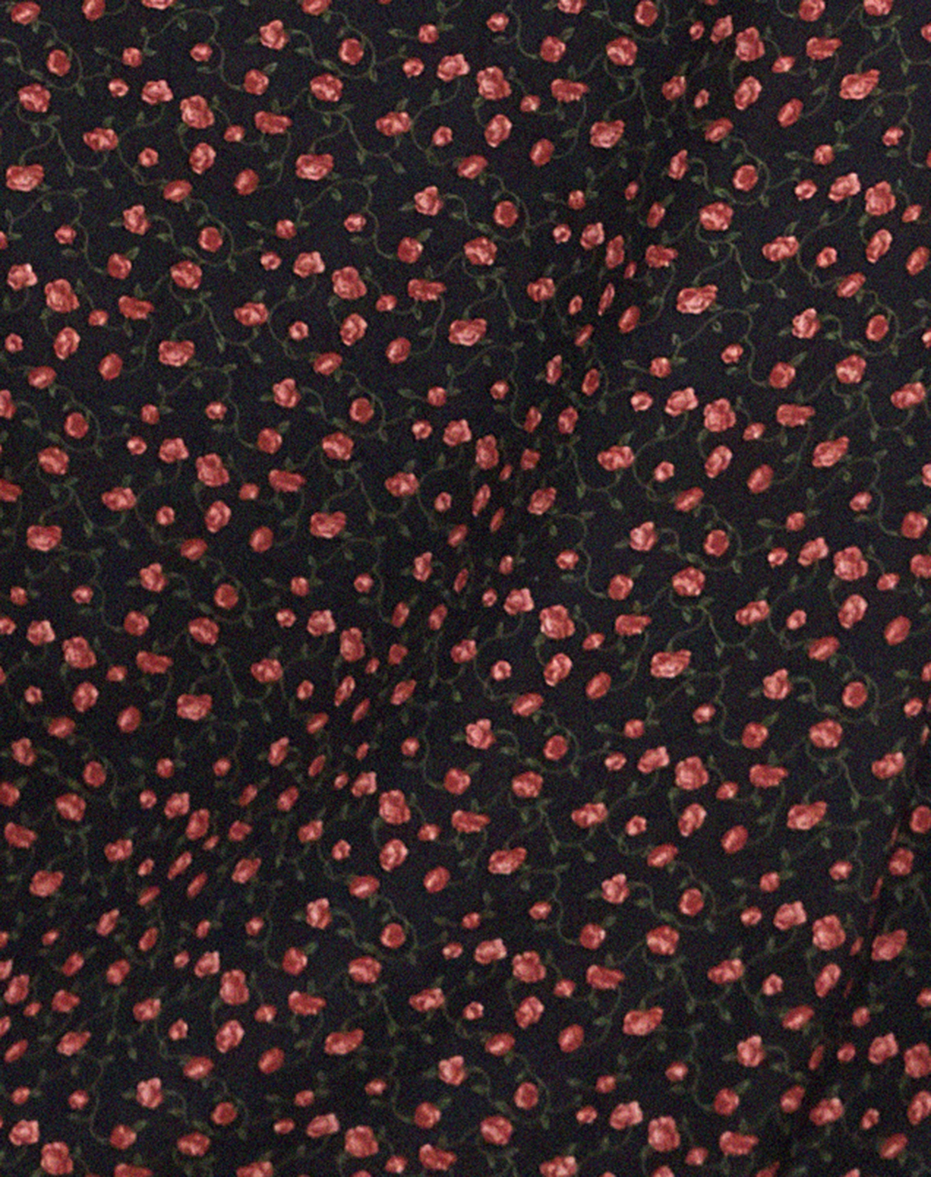 Easton Maxi Skirt in Dark Pink Rose Black-Nico Sky