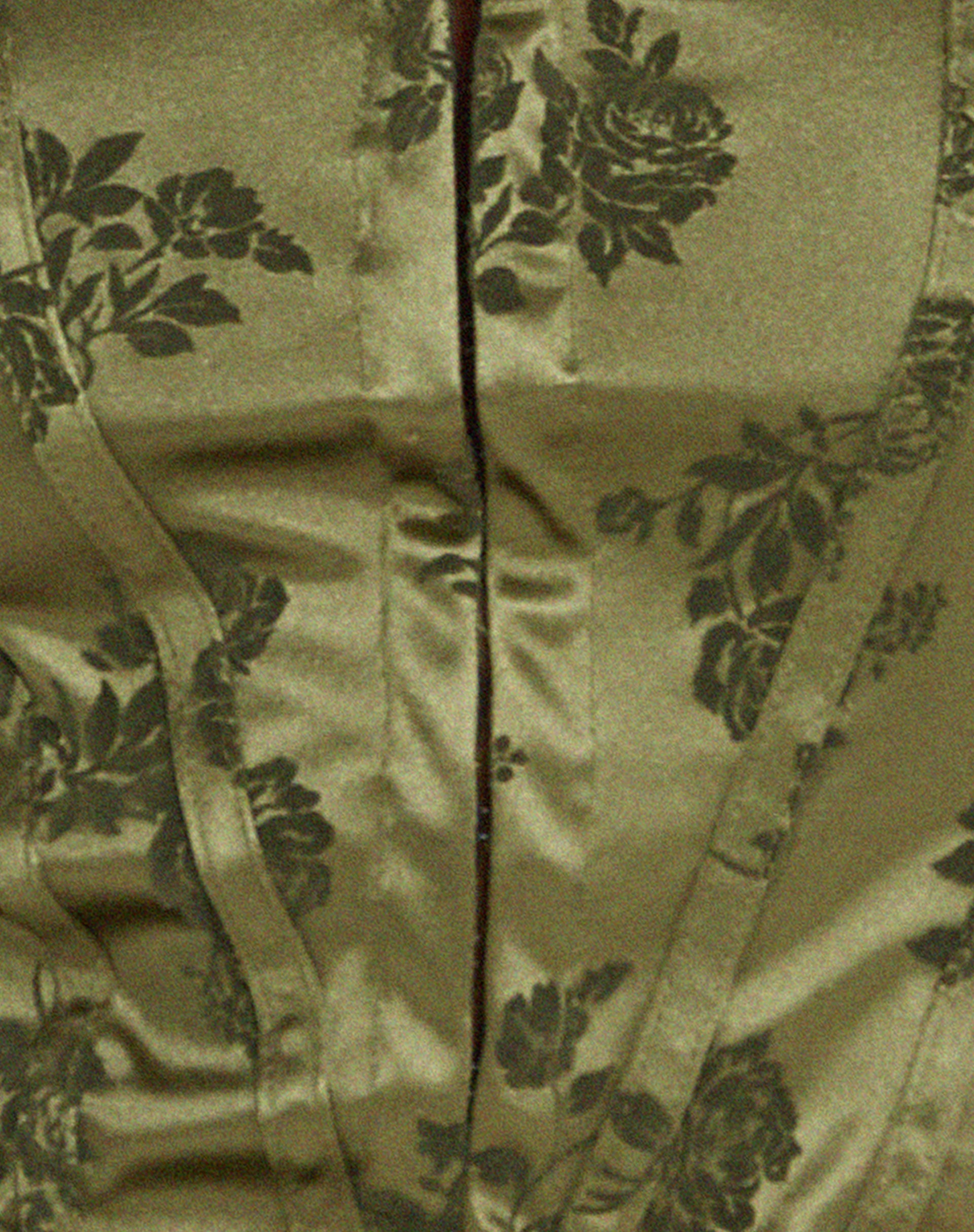 Elciva Corset Top in Rose Flock Loden Green-Nico Sky