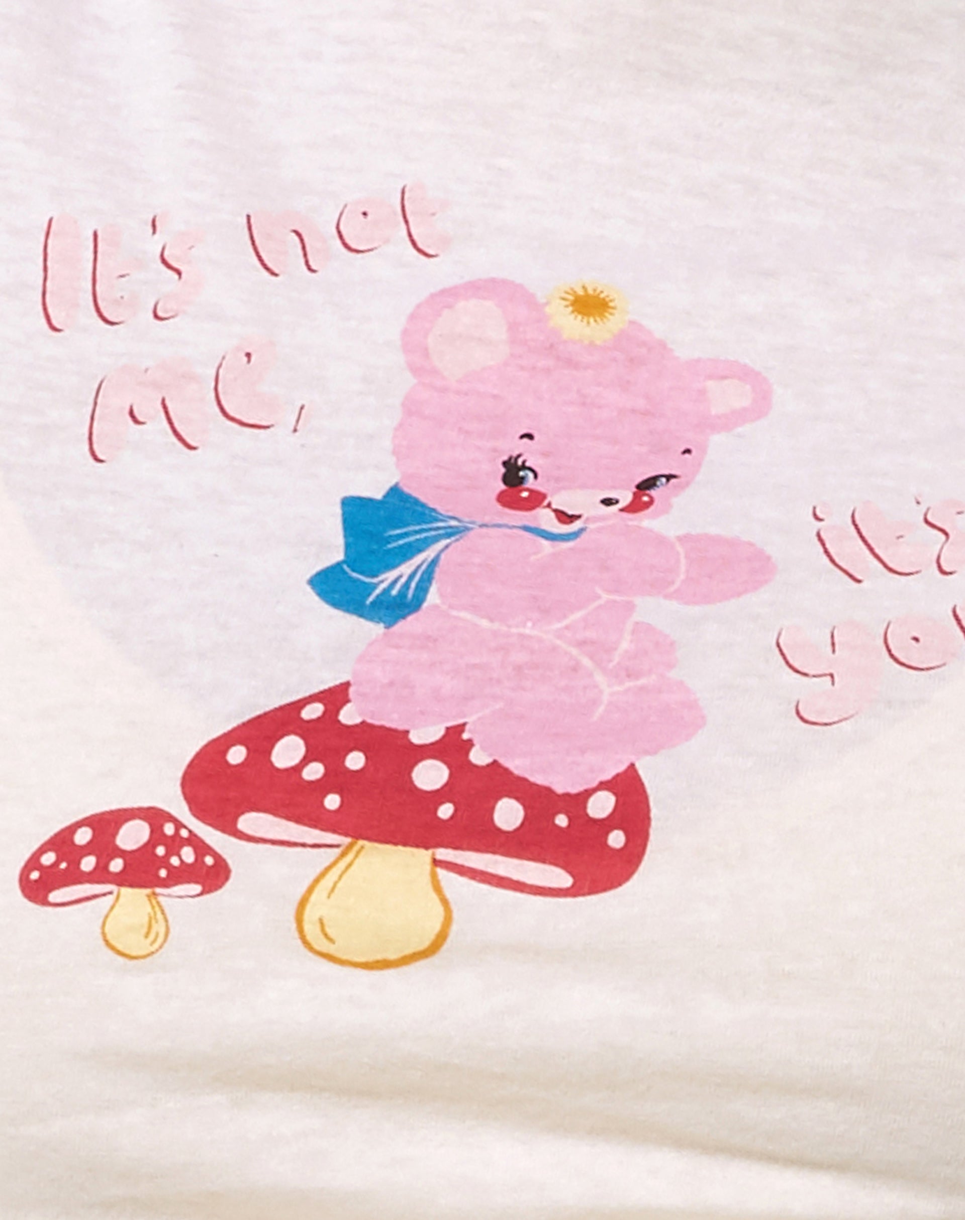 Ringer Tee in Winter White Peony Bind Its Not Me Its You-Nico Sky