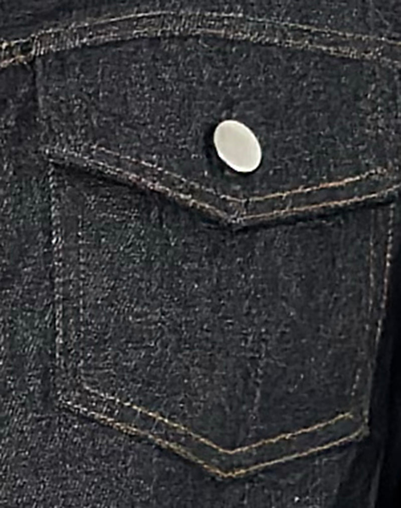 Rohana Jacket in Chambray Indigo-Nico Sky