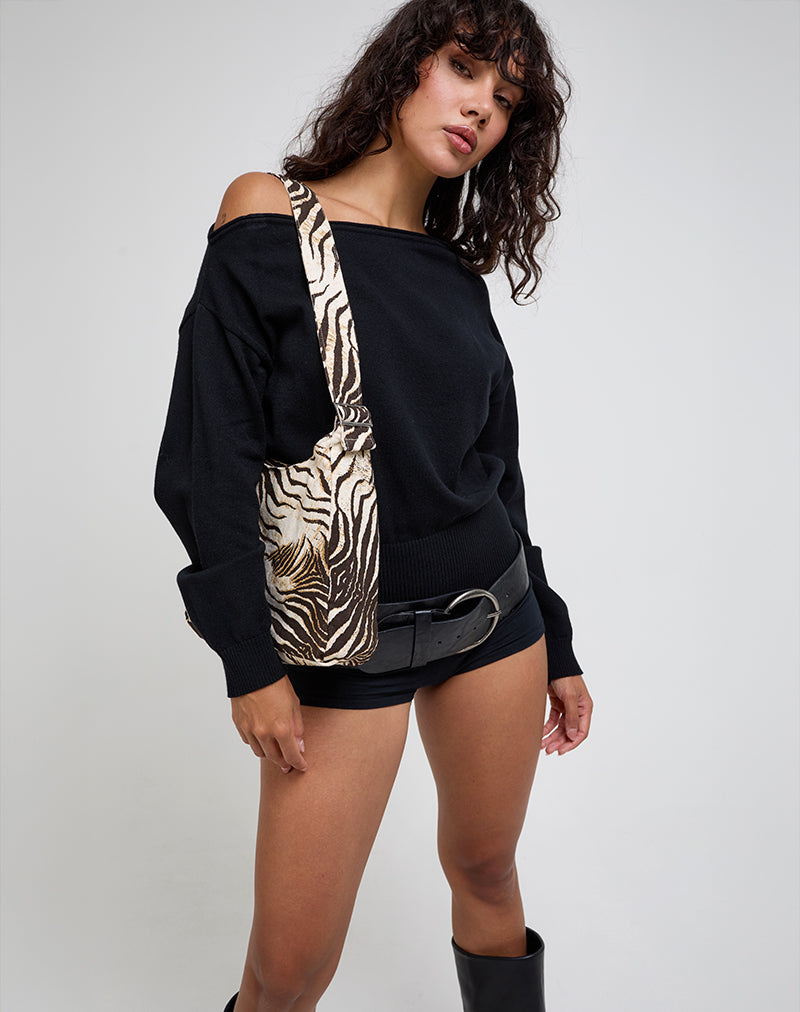 Roscoe Bag with Large Wild Animal Print-Nico Sky