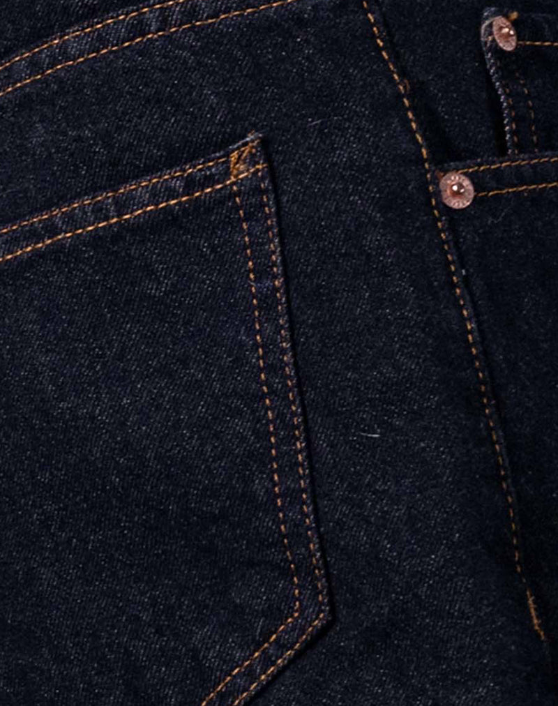 Roomy Extra Wide Low Rise Jeans in Indigo-Nico Sky