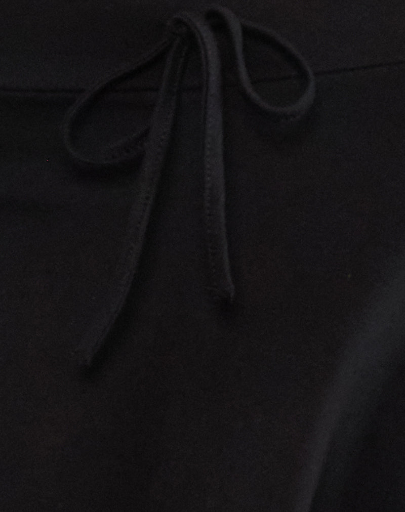 Saeko Micro Skort in Black-Nico Sky