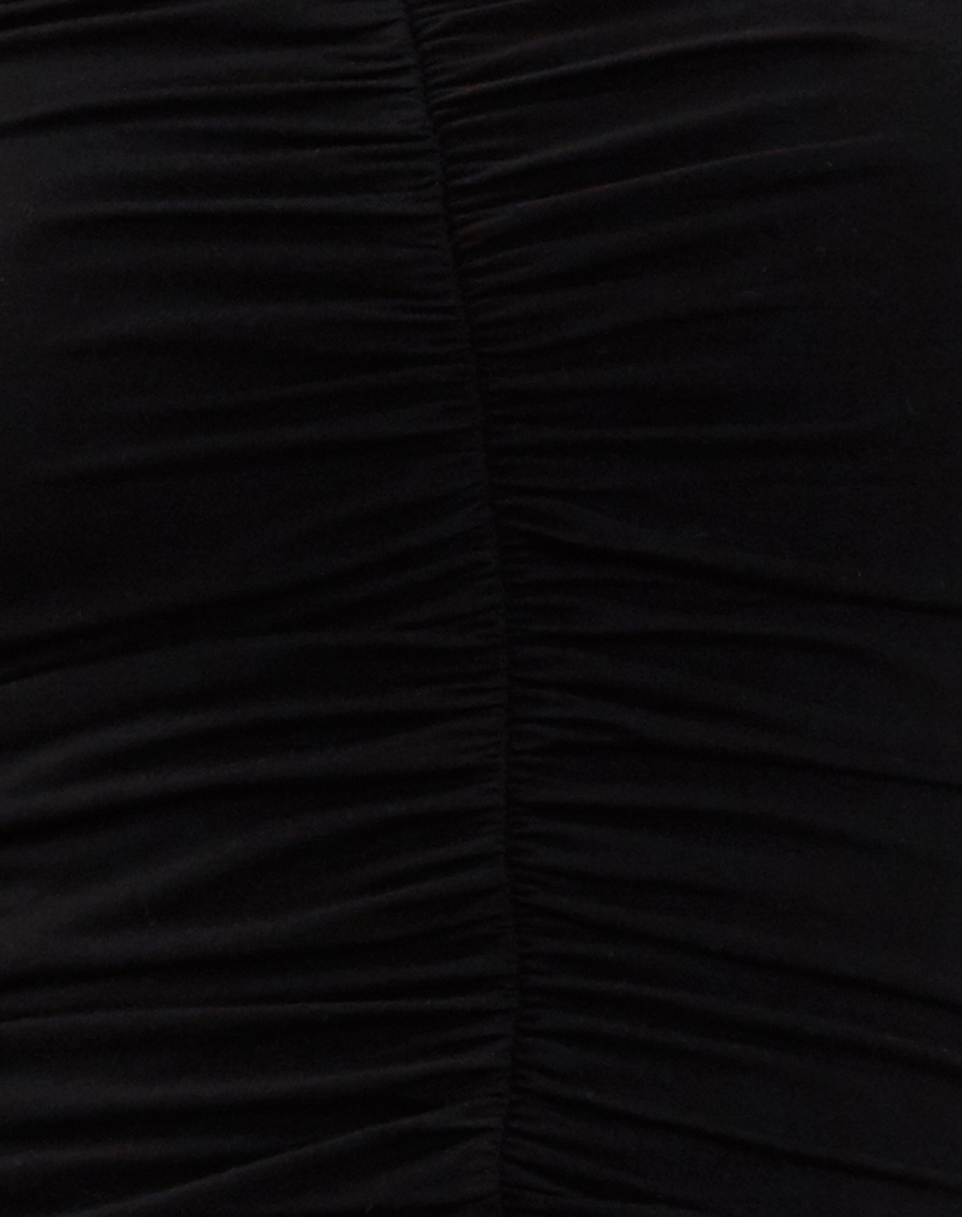 Sajna Ruched Bandeau Top in Black-Nico Sky