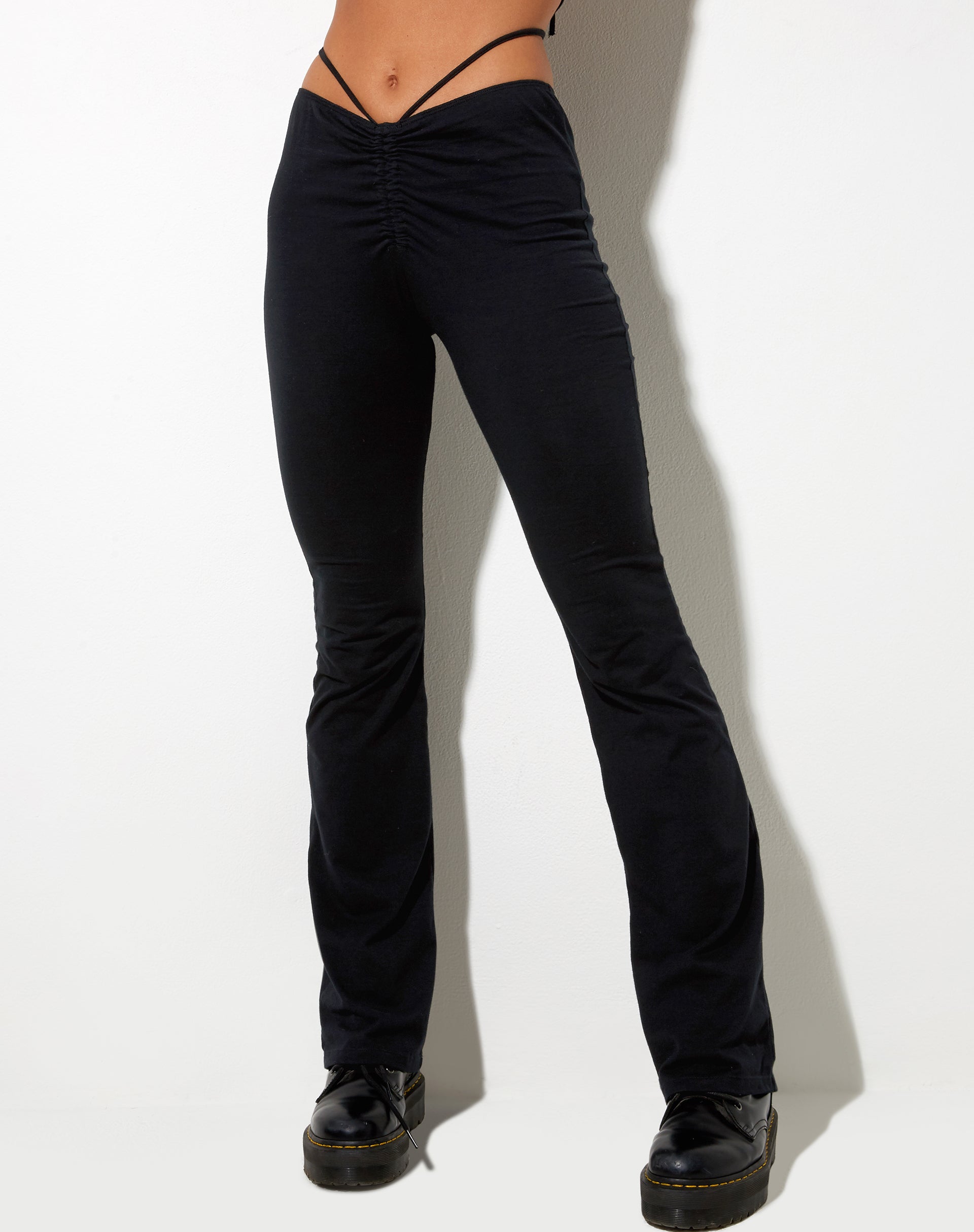 Sakeri Flare Trouser in Black-Nico Sky