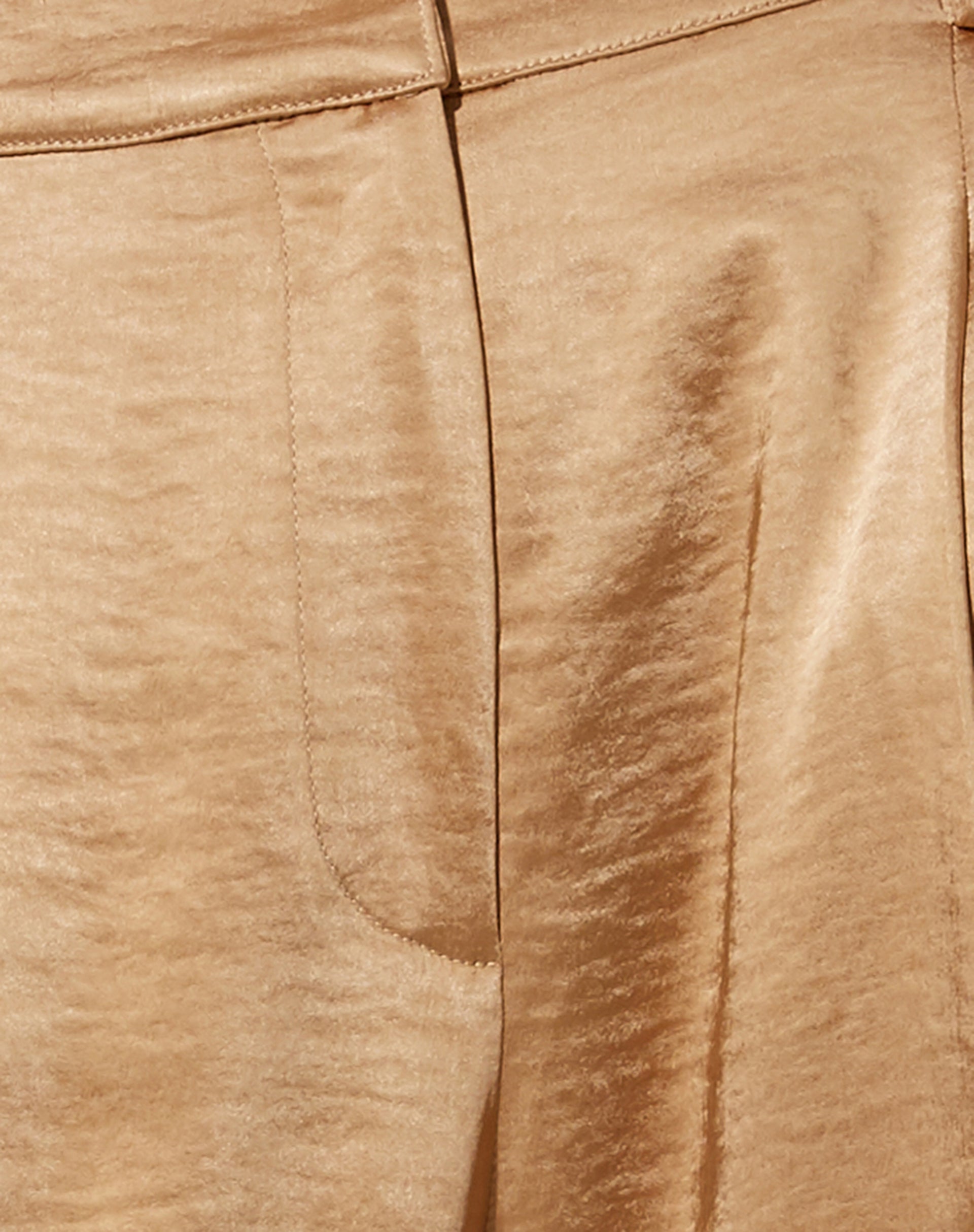 Sakila Trouser in Satin Golden Sand-Nico Sky