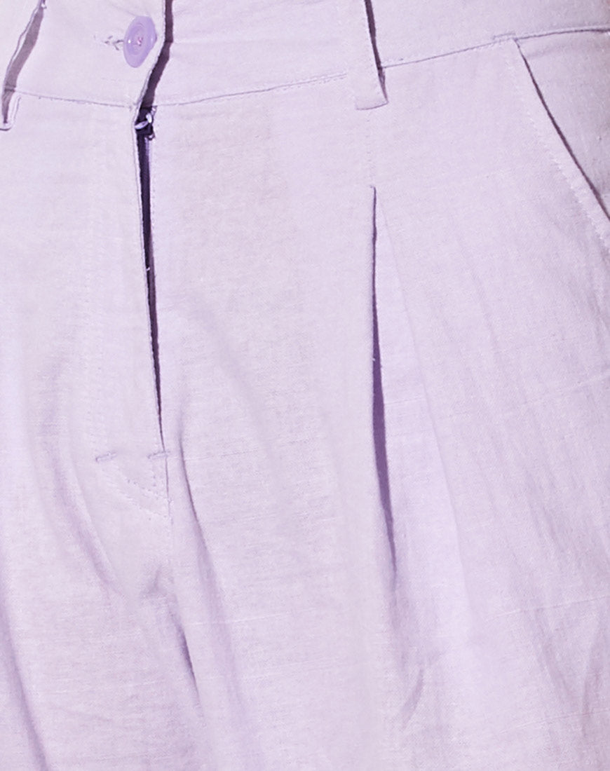 Sakila Trouser in Violet-Nico Sky