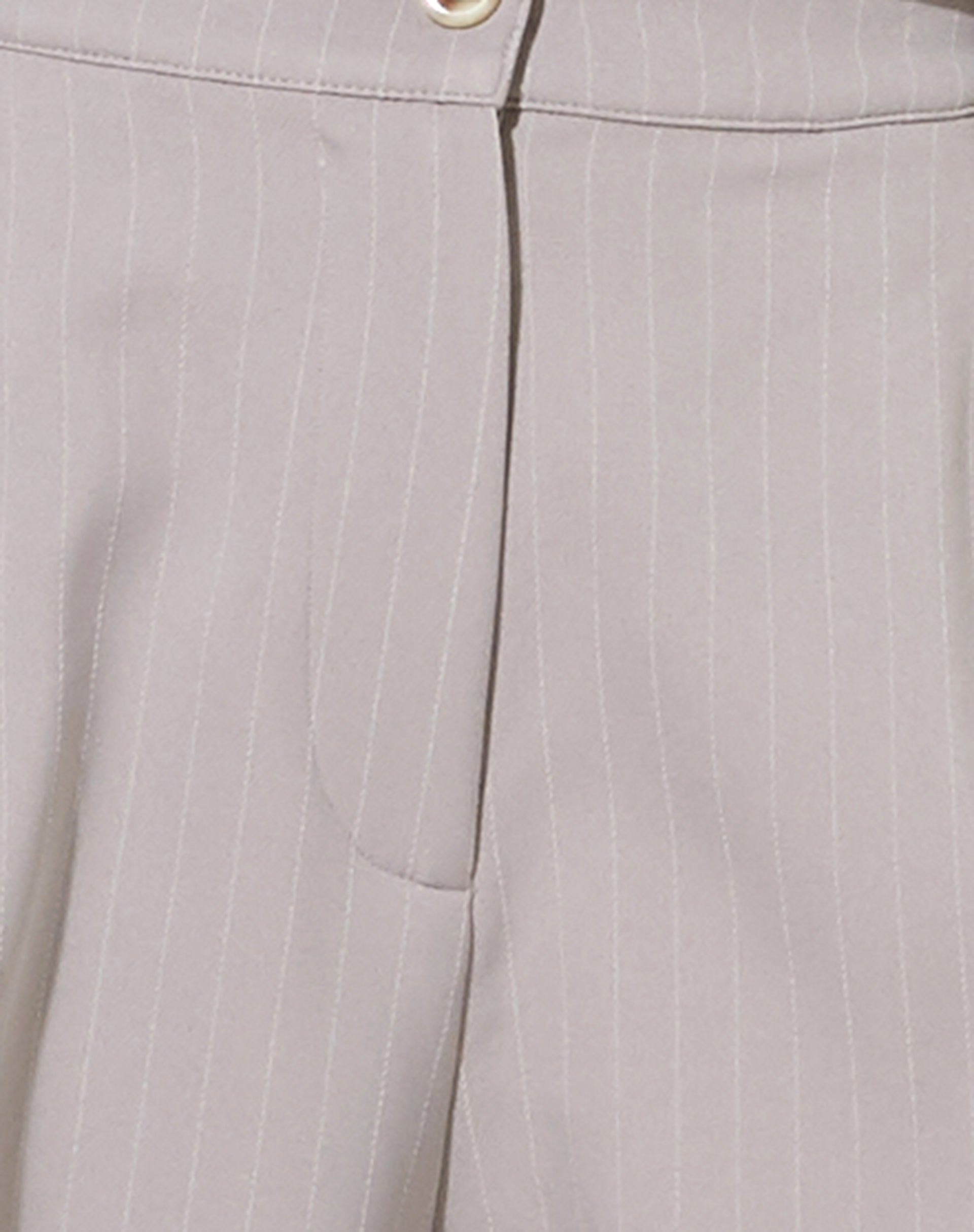 Sakila Trouser in Pinstripe Silver Grey-Nico Sky