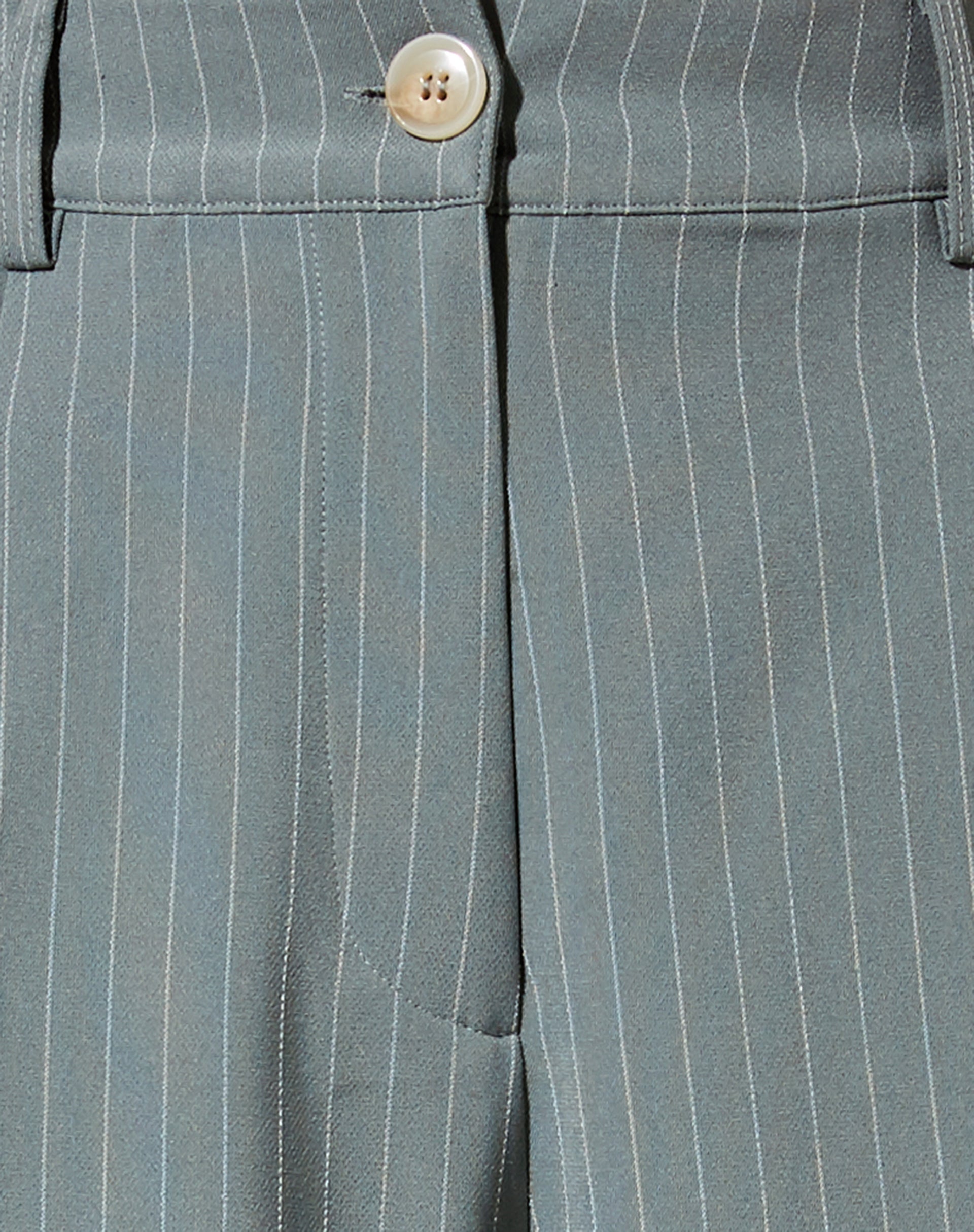 Sakila Trouser in Pinstripe Sage-Nico Sky