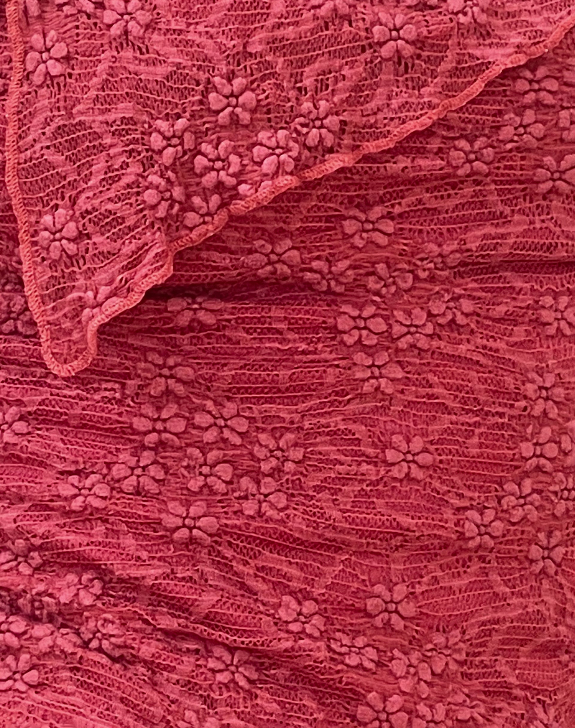 Sambu Lace Cami Top in Red-Nico Sky