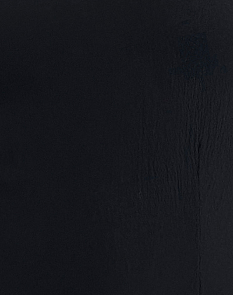 Samiya Mini Dress in Crinkle Black-Nico Sky