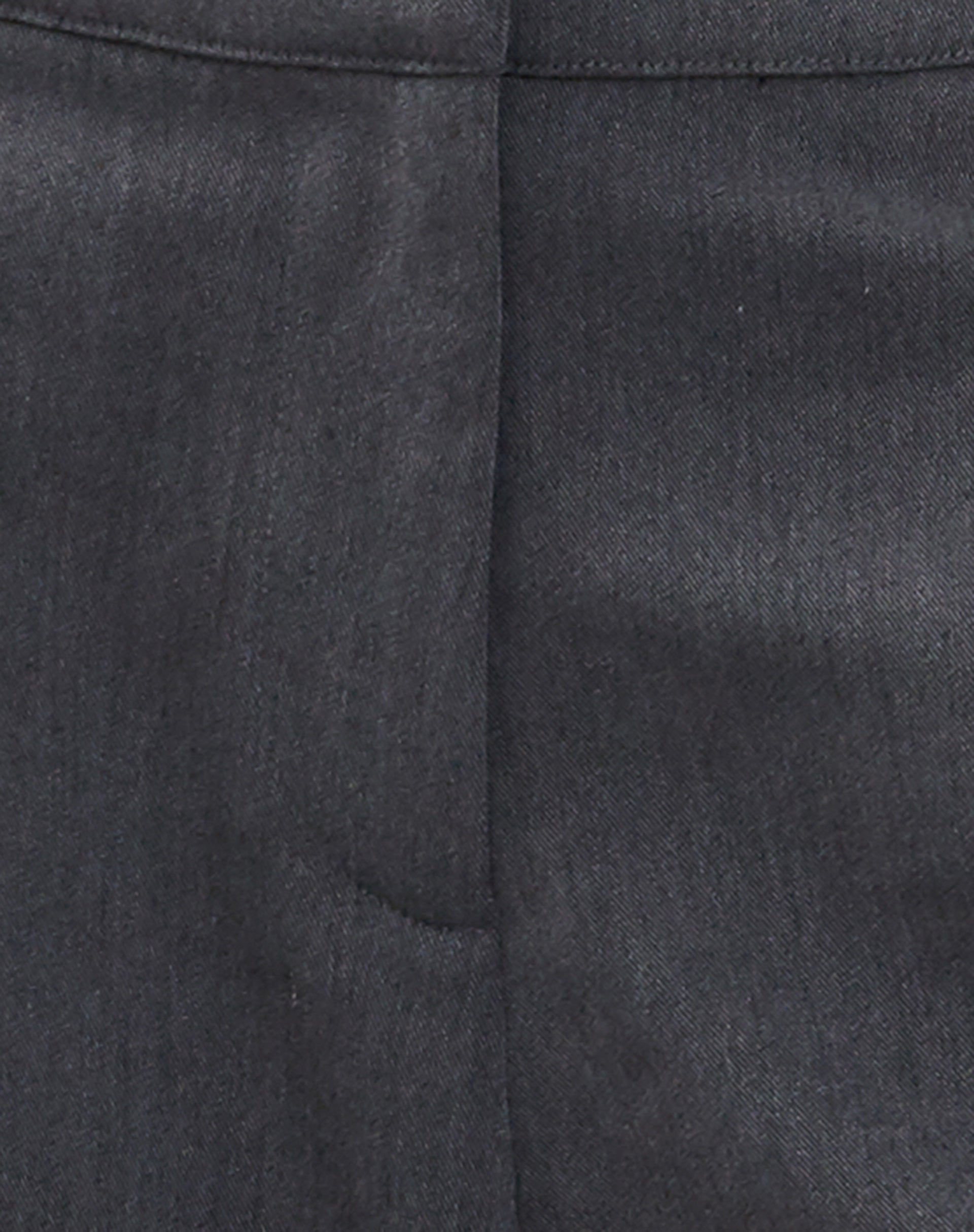 Setya Long Line Tailored Shorts in Charcoal-Nico Sky