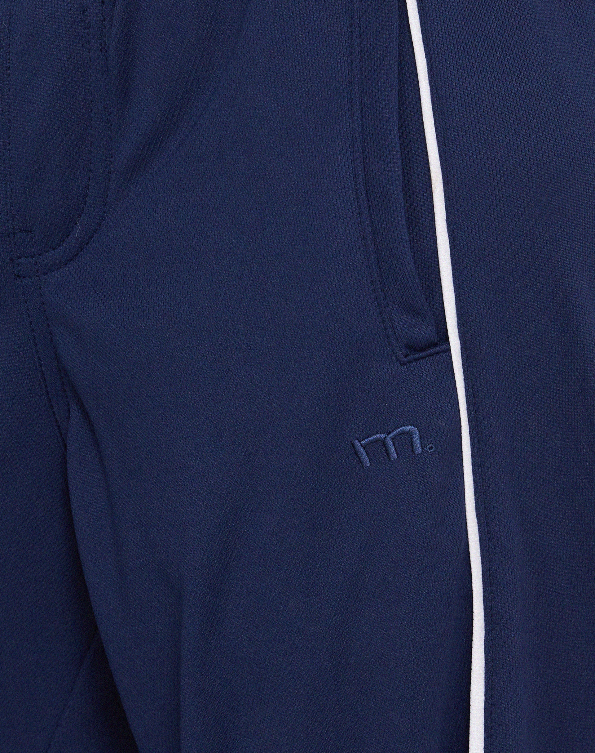 Shobi Wide Leg Jogger in Navy-Nico Sky