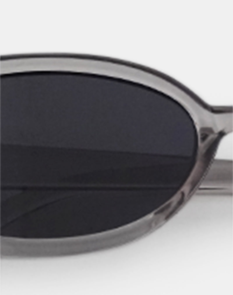 Silveta Sunglasses in Opaque Silver-Nico Sky