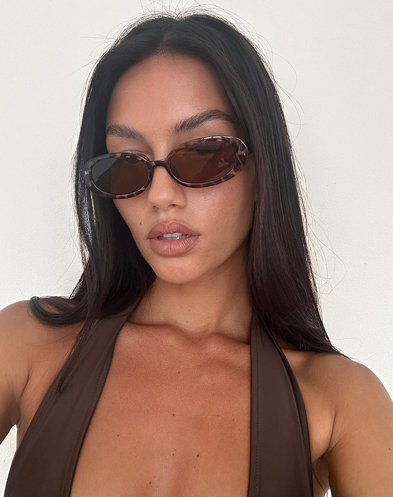 Silveta Sunglasses in Opaque Tortoise Shell-Nico Sky