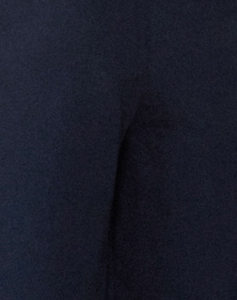 Sintya Tailored Capri Shorts in Navy-Nico Sky