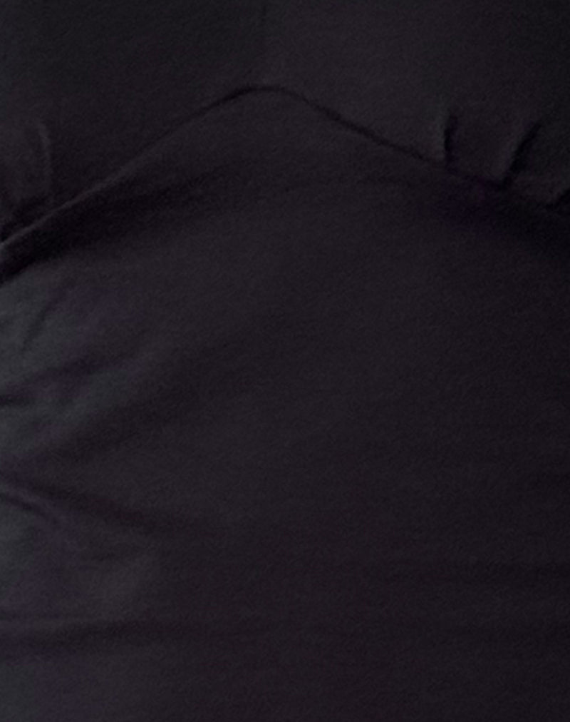 Sisil Long Sleeve Top in Black-Nico Sky