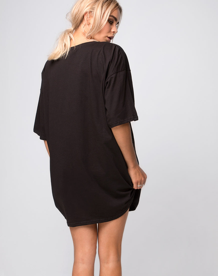 Sunny Kiss Tee in Black Heart Breaker-Nico Sky