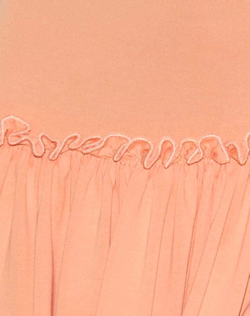 Suvi Cami Mini Dress in Coral-Nico Sky