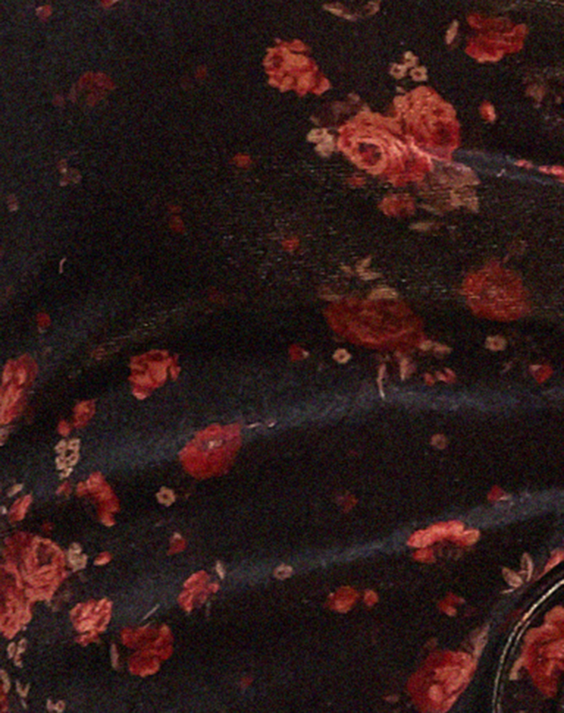 Taula Cropped Corset Top in Rose Cluster Velvet-Nico Sky