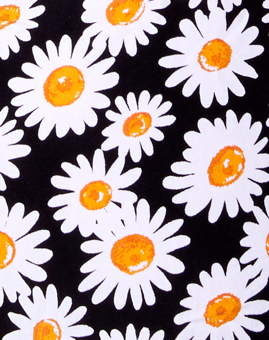 Tesla Dress in Daisy Love Black-Nico Sky