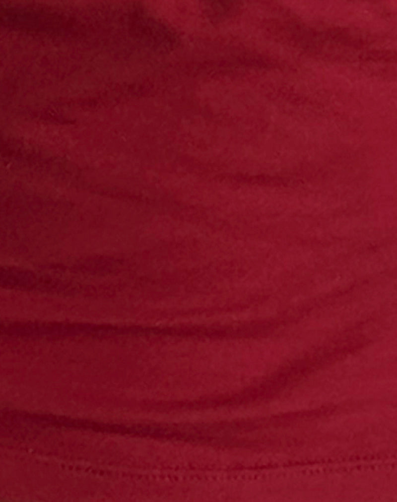 Tifose Twist Front Top in Adrenaline Red-Nico Sky