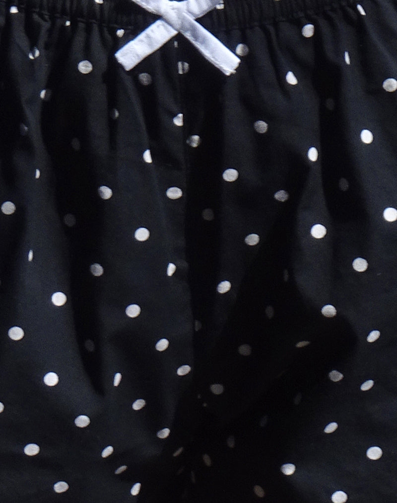 Sibo Short in Polka Black-Nico Sky