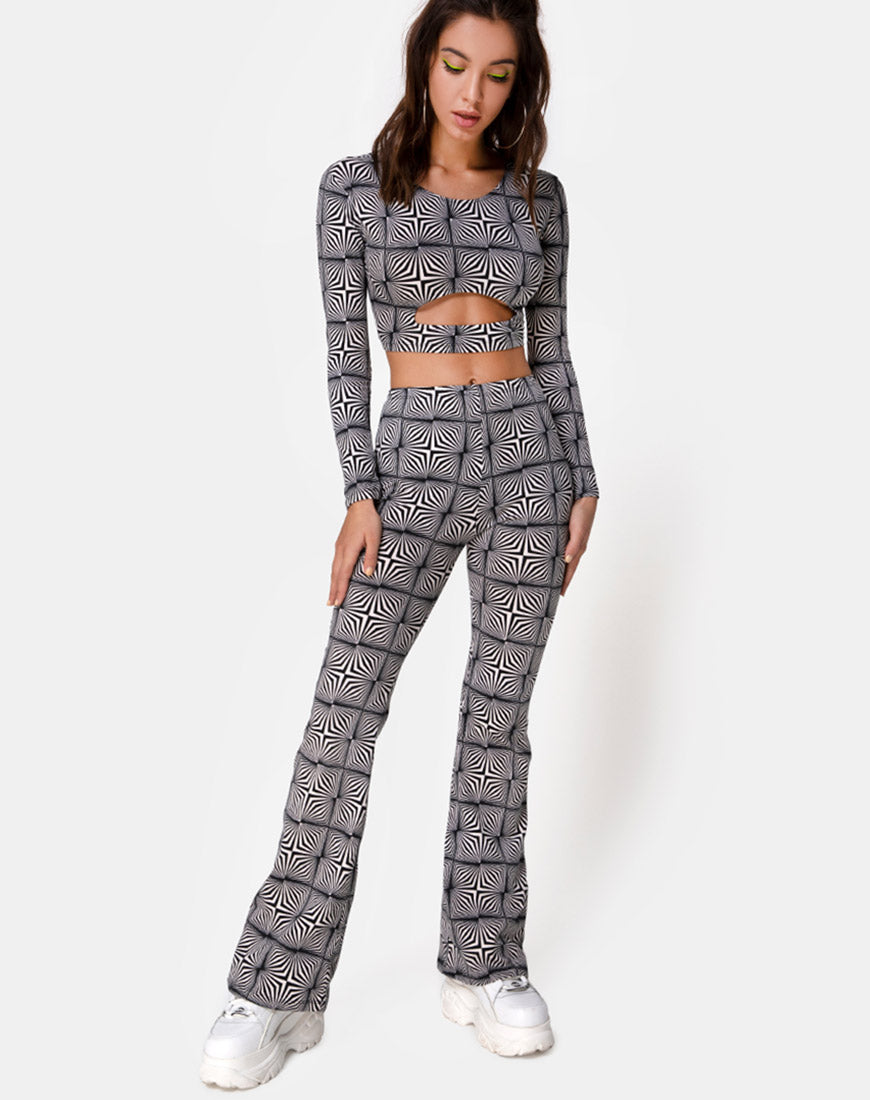 Tinata Crop Top in Spyro-Nico Sky