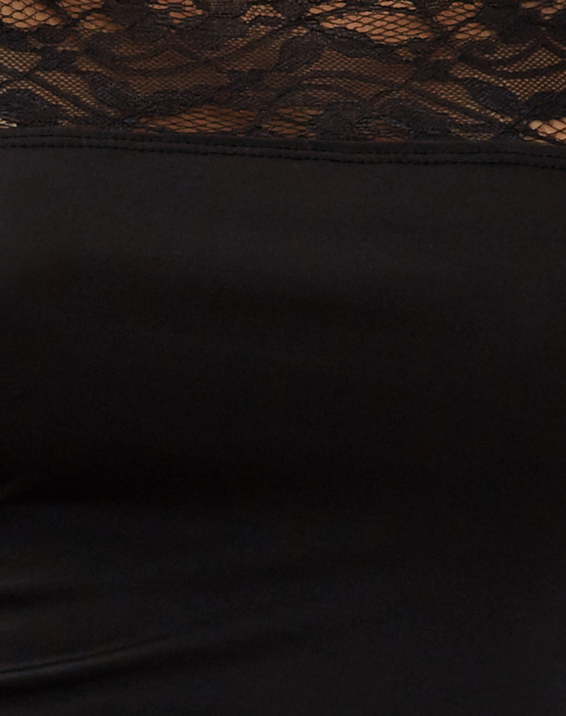 Tucci Vest Top in Slinky Lace Black-Nico Sky