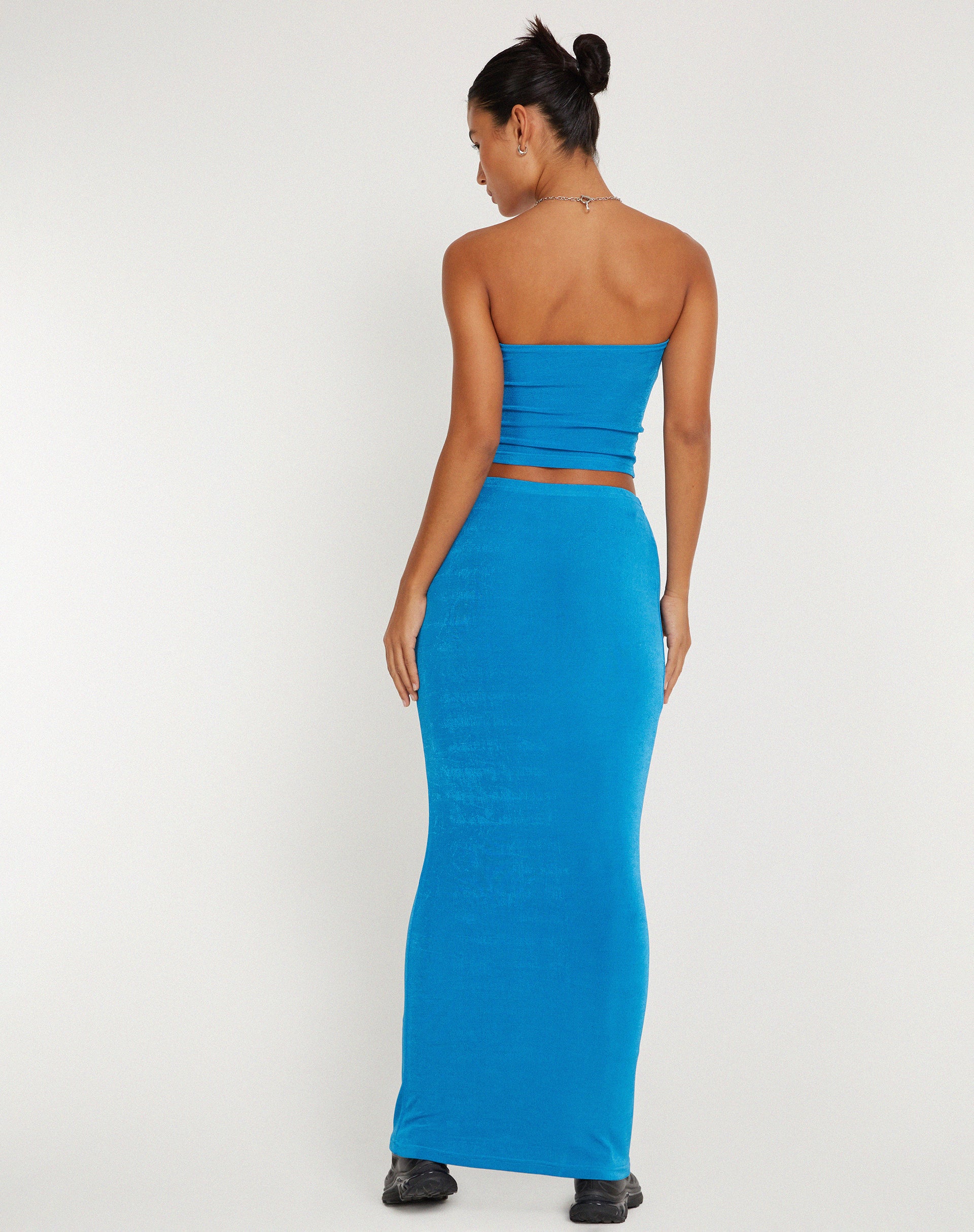 New Tulus Flood Maxi Skirt in Electric Blue-Nico Sky