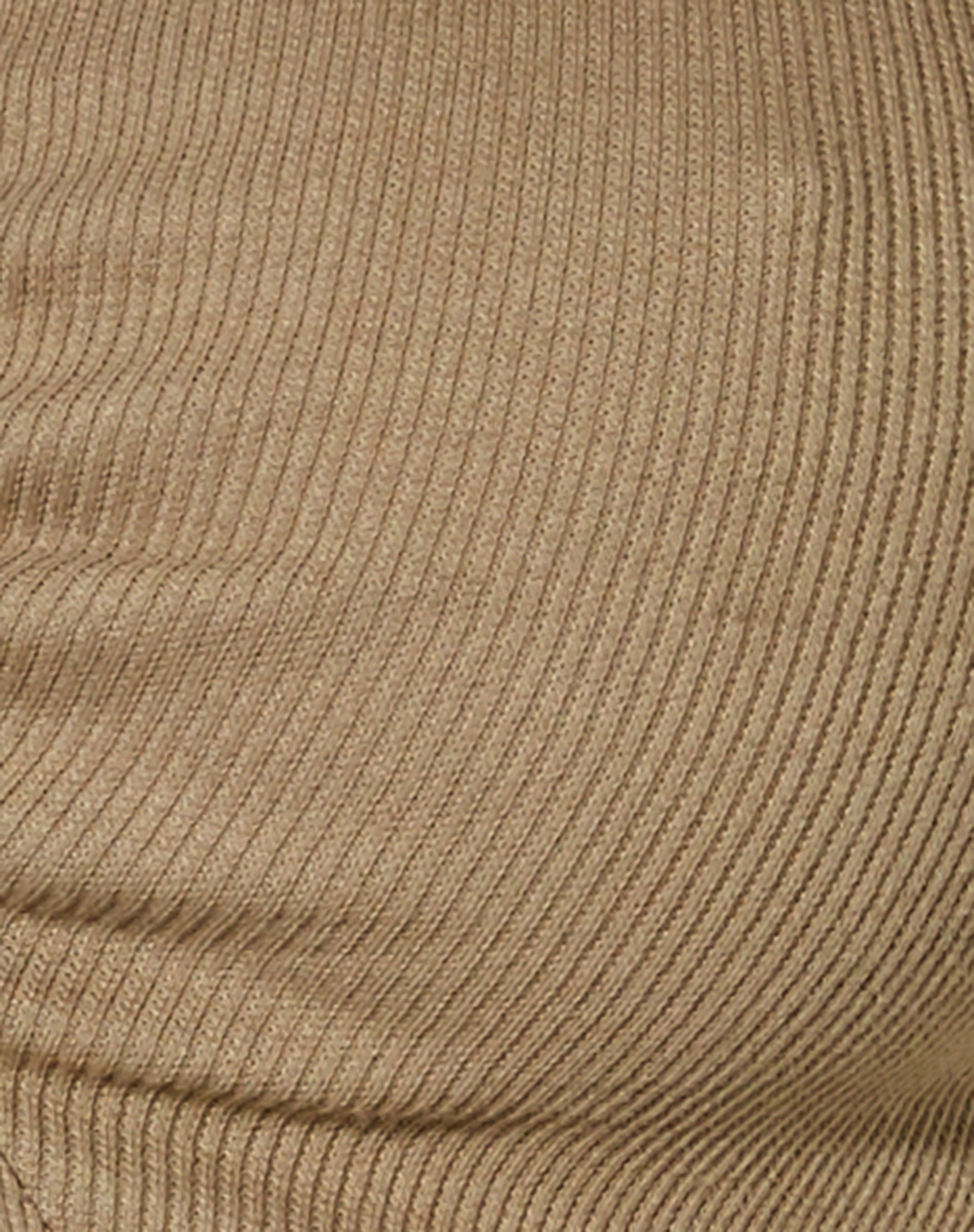 Venema Long Sleeve Top in Rib Eucalyptus-Nico Sky