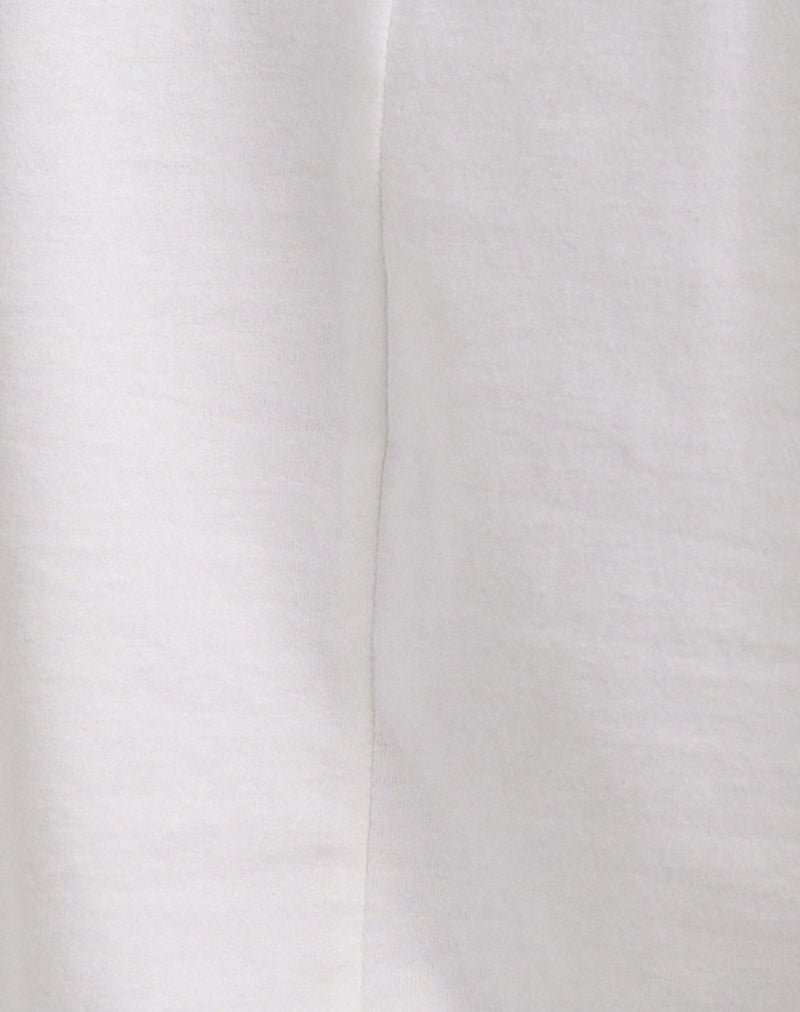 Viman Top in Jersey Ivory-Nico Sky