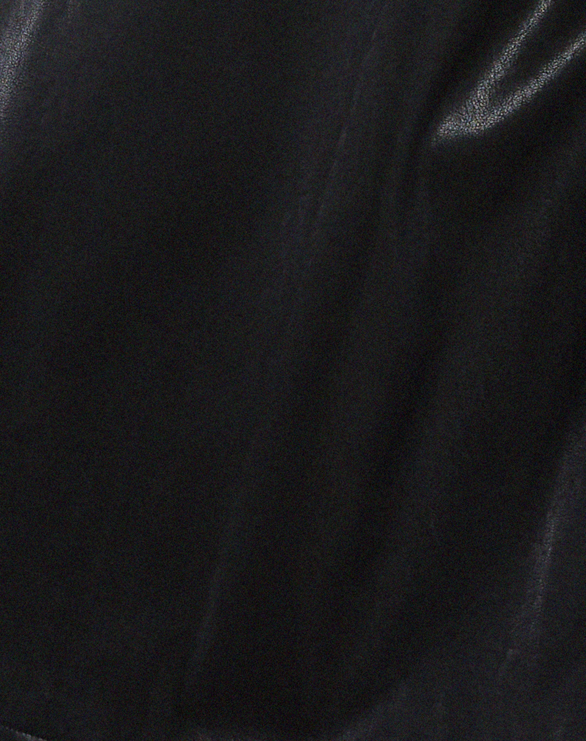 Walta Jacket in PU Black-Nico Sky