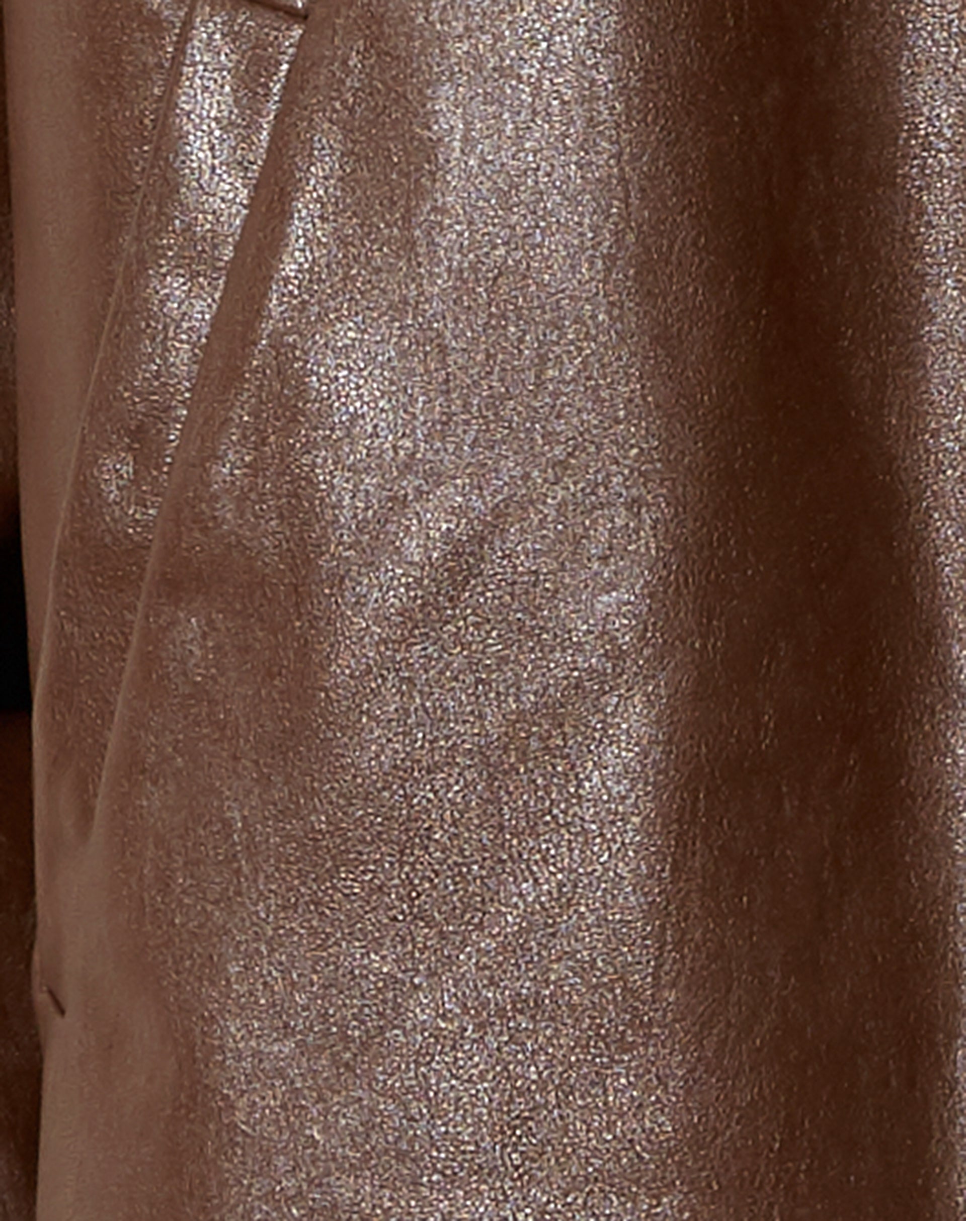 Walta Jacket in PU Truffle Brown-Nico Sky