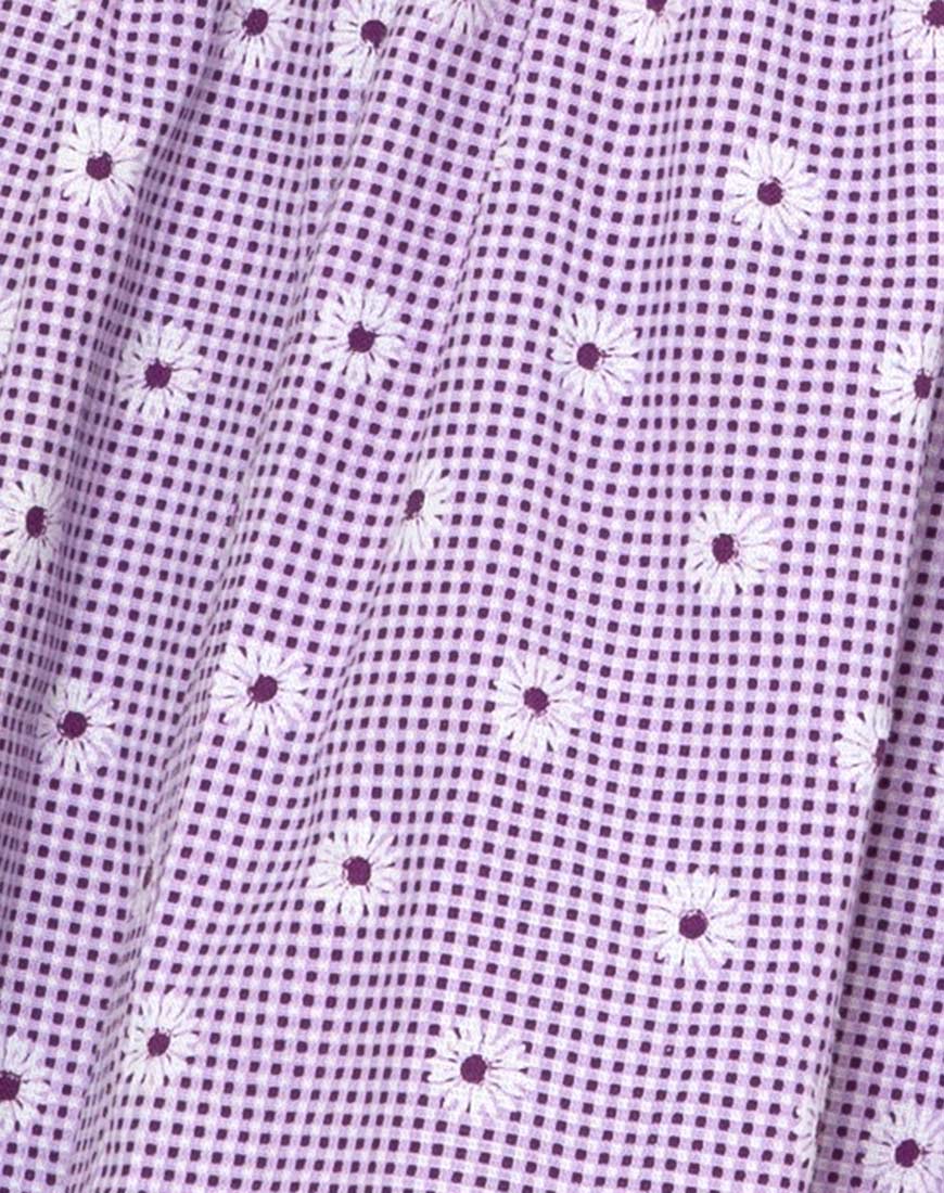 Wretta Dress in Daisy Field Lavender-Nico Sky