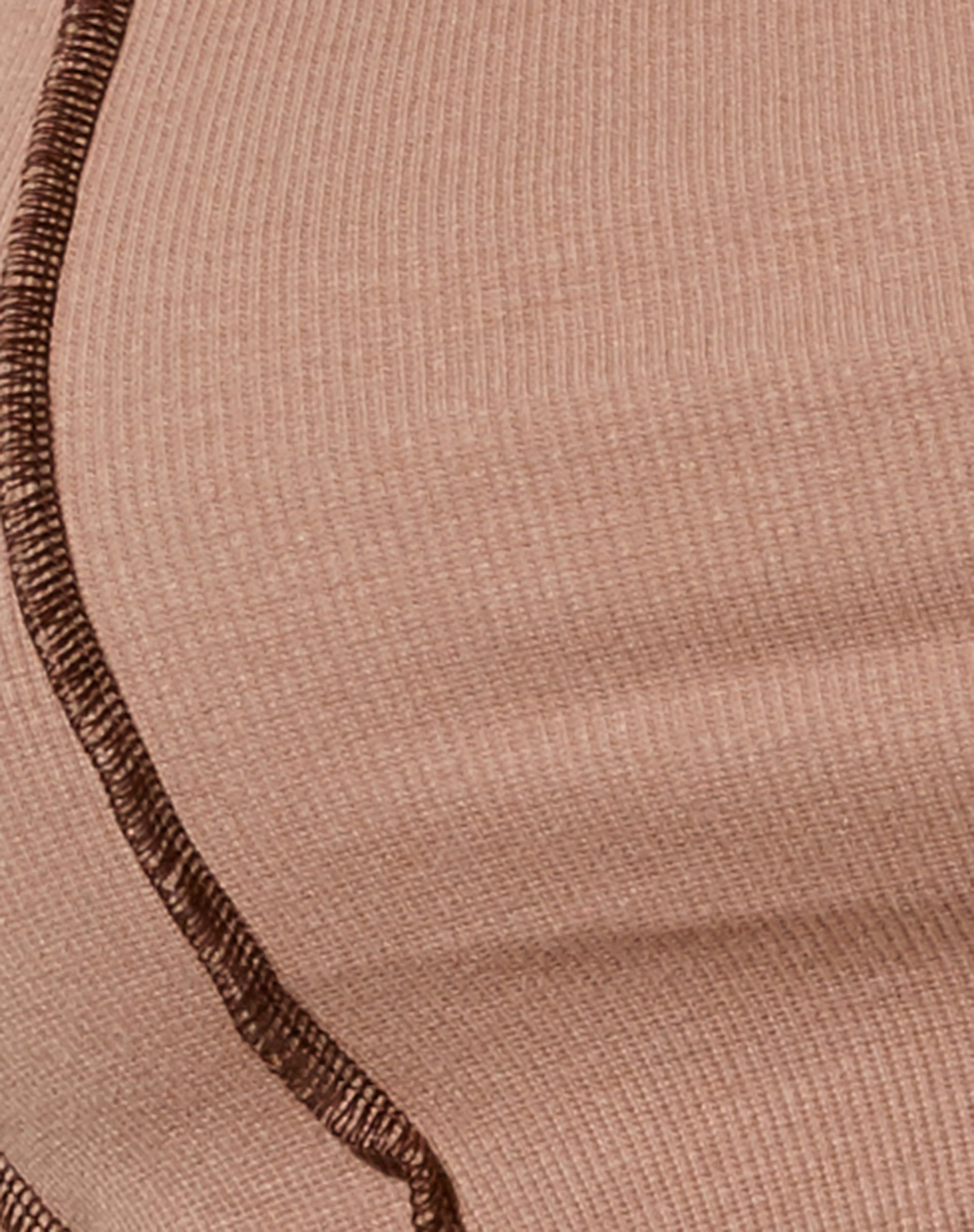 Yoshi Corset Top in Silver Mink with Dark Brown Stitch-Nico Sky