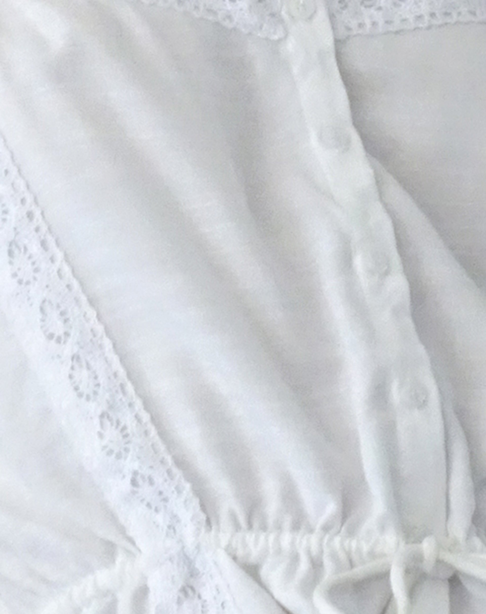 Zaria Lace Trim Cami Top in Off White-Nico Sky