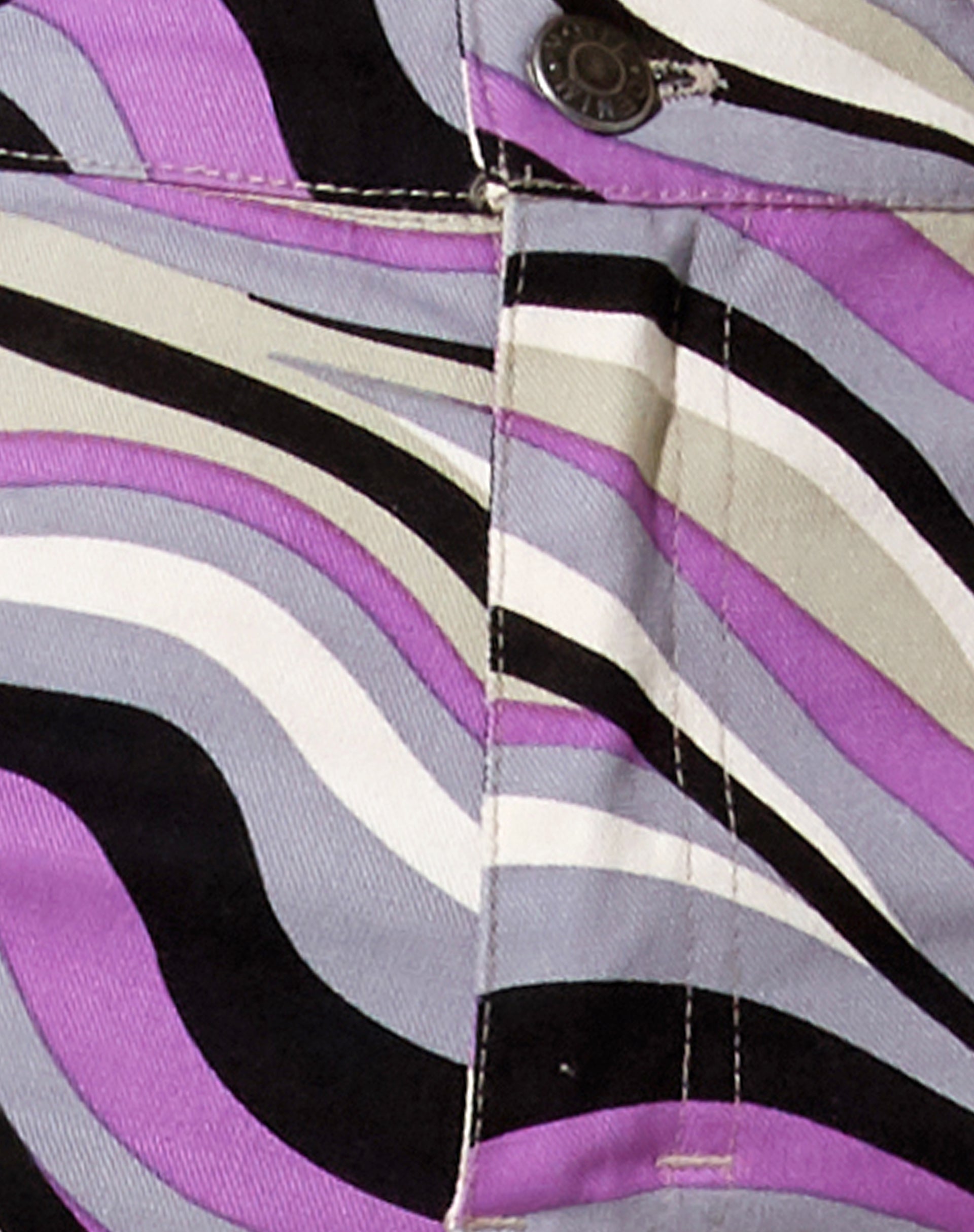Zoven Trouser in 60's Abstract-Nico Sky