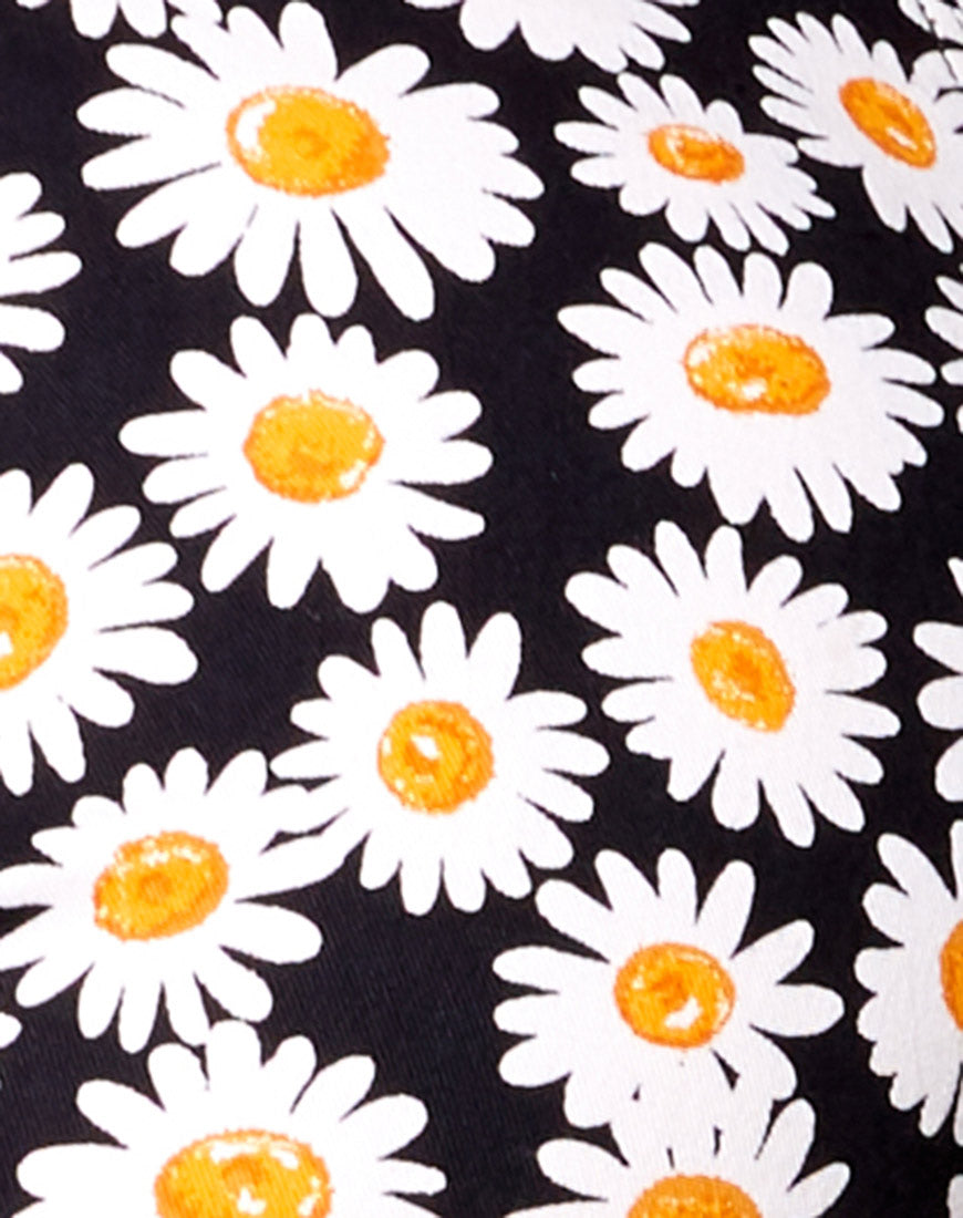 Zoven Trousers in Daisy Love Black-Nico Sky