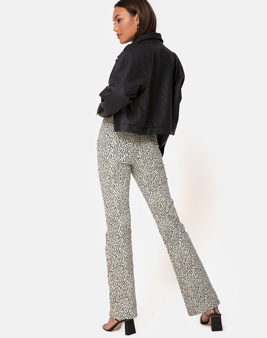 Zoven Trousers in Mini Jaguar-Nico Sky