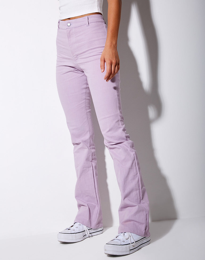 Zoven Trouser in Violet-Nico Sky